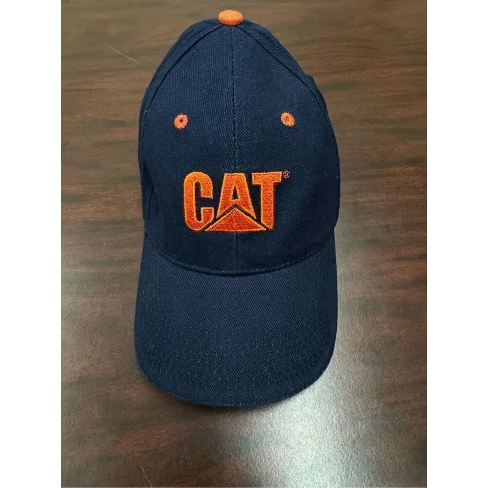 CAT Navy Baseball Hat - Picture 1 of 3